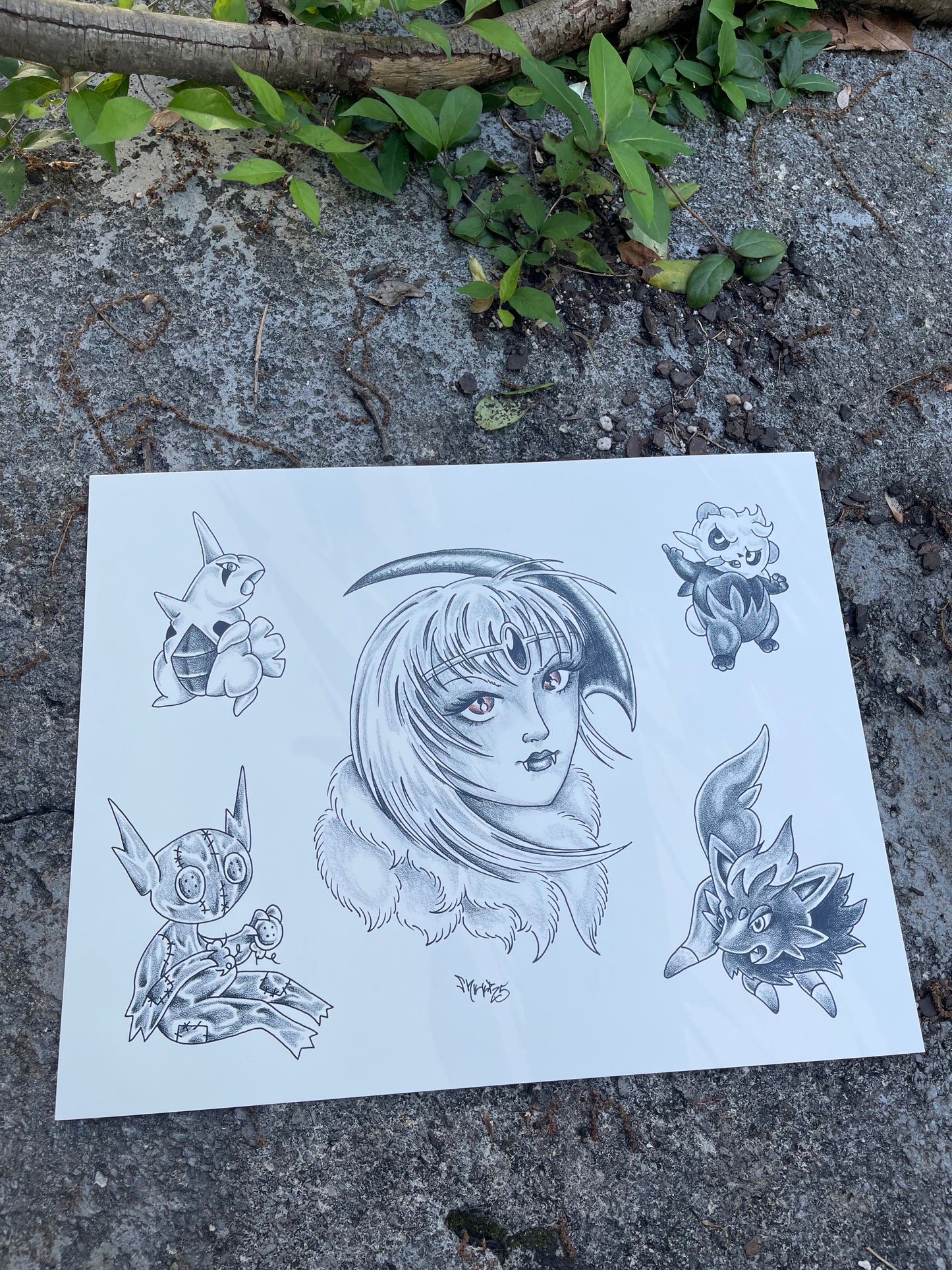 10 Sheet Bundle Pokemon Flash Prints 11x14"