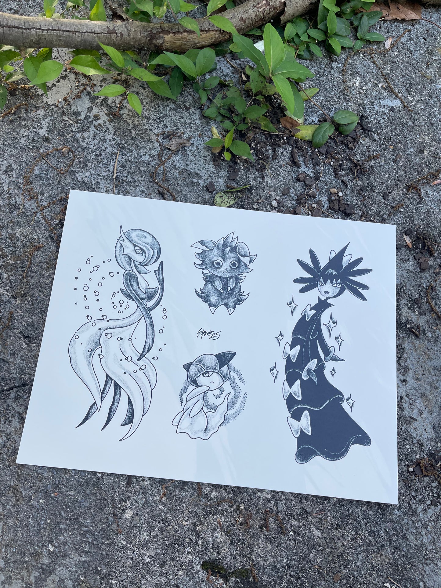 10 Sheet Bundle Pokemon Flash Prints 11x14"