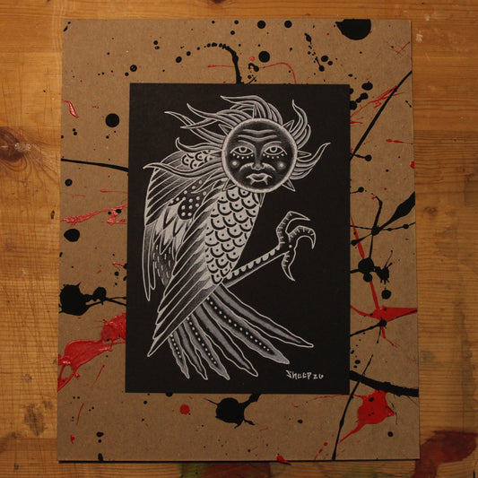 Inverted Solture Original Drawing 5x7"